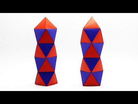 ORIGAMI ANTIPRISM TOWER (Jo Nakashima) - Deltahedron ORIGAMI ANTIPRISM TOWER (Jo Nakashima) - Deltahedron