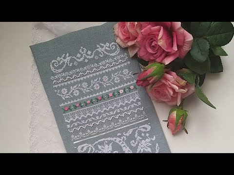 Семплер Кружева и Розы. Новинка. Семплер Кружева и Розы. Новинка.