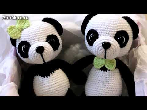 Амигуруми: схема Мини Пандочка. Игрушки вязаные крючком - Free crochet patterns.