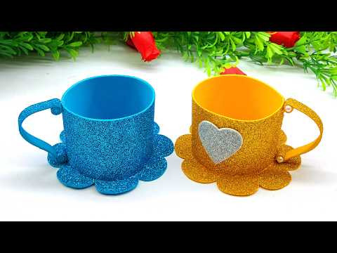 How to Make Paper Tea Cup Quick Handmade Decor Idea