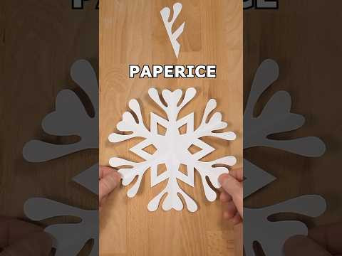 EASY PAPER PAPERICE SNOWFLAKE ❄️ HOW TO MAKE SNOWFLAKE OUT OF PAPER inclArt EASY PAPER PAPERICE SNOWFLAKE ❄️ HOW TO MAKE SNOWFLAKE OUT OF PAPER inclArt