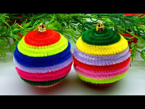 Last Minute Christmas Decorations - Christmas Tree Ornaments Making at Home - DIY Handmade Crafts Last Minute Christmas Decorations - Christmas Tree Ornaments Making at Home - DIY Handmade Crafts