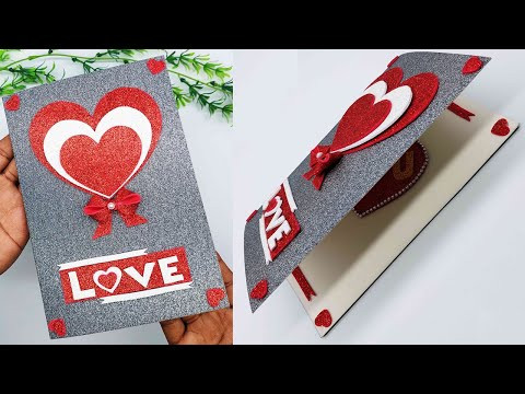 Beautiful handmade Valentine's Day Card Idea | DIY Greeting Cards | Valentine Special Gift-Tutor Beautiful handmade Valentine's Day Card Idea | DIY Greeting Cards | Valentine Special Gift-Tutor