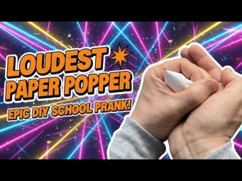 How to Make the LOUDEST Paper Popper! 