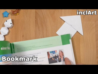 EASY PAPER BOOKMARK | HOW TO MAKE inclArt #origami