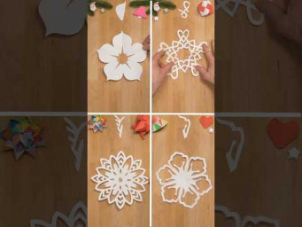 PAPER SNOWFLAKES FOR CHRISTMAS | STEP-BY-STEP CRAFT TUTORIAL INCLART #diy