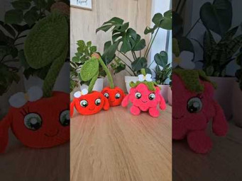 Вязаные ягодки по МК @goozell_toys / Crochet berries patterns