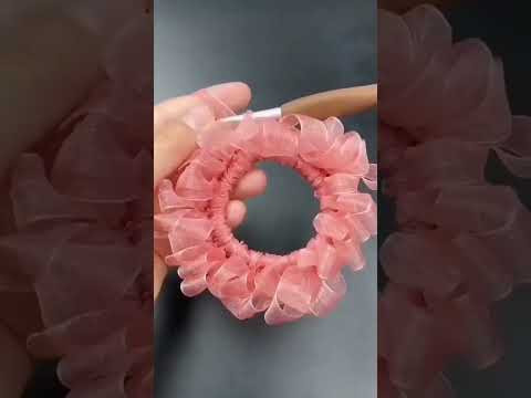 ❤️ Вяжем резинку для волос ❤️ Вяжем резинку для волос