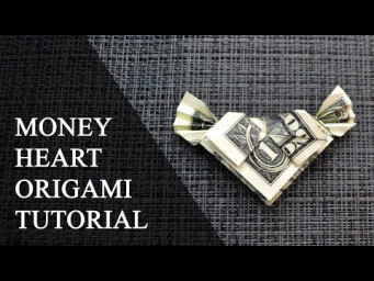 My MONEY HEART with wings | Dollar Origami for Valentine's Day | Tutorial DIY by NProkuda
