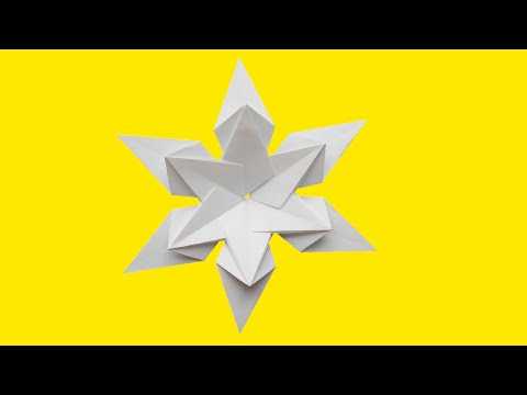 Как сделать СНЕЖИНКУ ИЗ БУМАГИ к Новому году ❄️ Как сделать СНЕЖИНКУ ИЗ БУМАГИ к Новому году ❄️