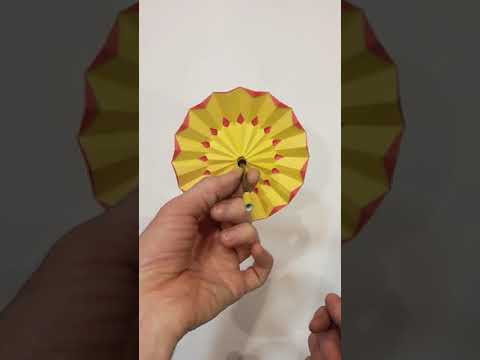 Японский Зонт оригами; Origami japanese umbrella #Shorts Японский Зонт оригами; Origami japanese umbrella #Shorts