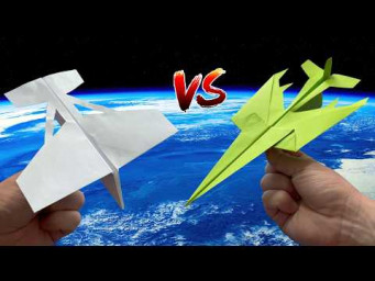 Paper Airplane Battle Which One Flies the Farthest | How to Make a Paper Airplane