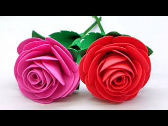 Valentine Special Rose Flower Making 