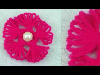 Beautiful Woolen Flower Making Ideas | Wool Flower | DIY Wool Crafts