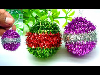 Beautiful Christmas Tree Topper 2025 | DIY Christmas Ball Ornaments Decoration Ideas | Easy Crafts