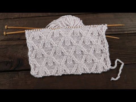 Необычная красота – узор спицами Необычная красота – узор спицами