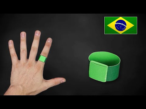 Como fazer um ANEL DE PAPEL | Origami | SEM CORTE | SEM COLA | Lanterna Verde Como fazer um ANEL DE PAPEL | Origami | SEM CORTE | SEM COLA | Lanterna Verde