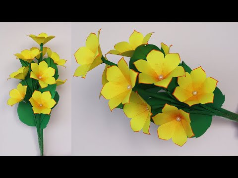 How To Make Paper Flower | DIY Paper Flowers | Room Decor Ideas With Flowers How To Make Paper Flower | DIY Paper Flowers | Room Decor Ideas With Flowers