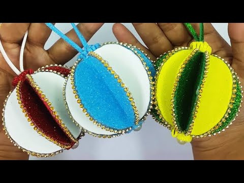 Amazing Decor | Room Decoration Ideas With Glitter Foam Paper | Honeycomb Ball | DIY Paper Crafts