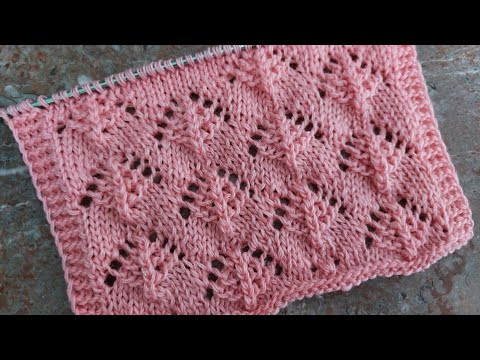 Самый лучший ажурный узор спицами для вашего нового кардигана! Самый лучший ажурный узор спицами для вашего нового кардигана!