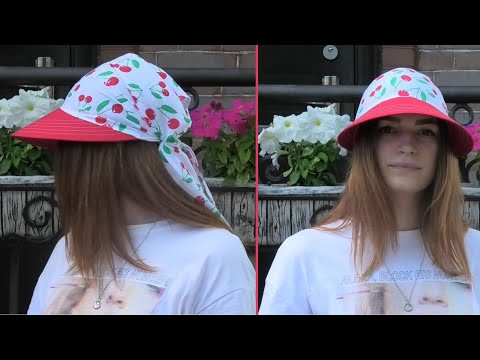 Шьем шарфик косынку с козырьком для лета | Быстрый крой и пошив Шьем шарфик косынку с козырьком для лета | Быстрый крой и пошив