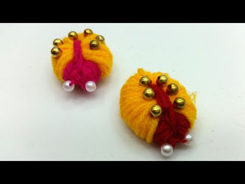 Super Easy Ladybug Making Tutorial - Amazing Craft Ideas With Wool - DIY - Woolen Craft
