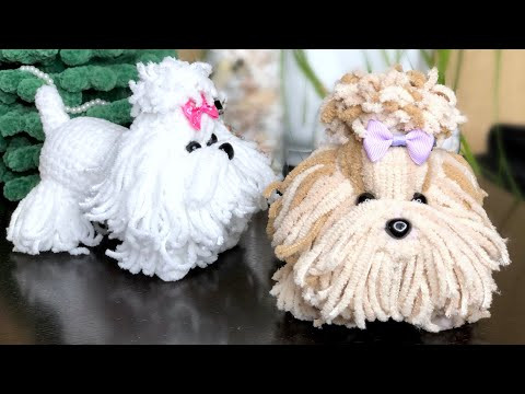 Вязаная собачка крючком. Йорк крючком. Мастер-класс. Часть 2