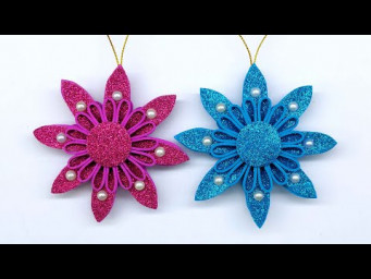 Christmas 3D Star Topper DIY &ndash; Easy Christmas Tree Topper Making at Home | Dollar Tree Christmas