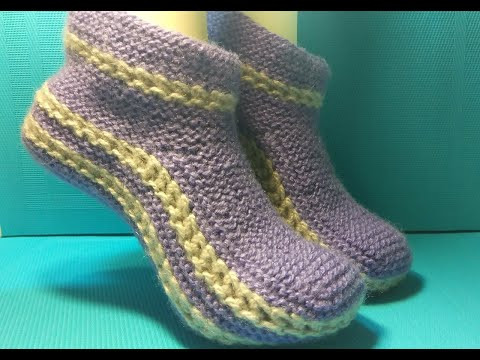#589 КОРОТКИЕ САПОЖКИ СПИЦАМИ . МАСТЕР КЛАСС. #589 КОРОТКИЕ САПОЖКИ СПИЦАМИ . МАСТЕР КЛАСС.