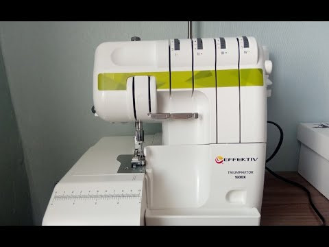 Распаковка и обзор оверлока EFFEKTIV Triumphator 1800X Распаковка и обзор оверлока EFFEKTIV Triumphator 1800X
