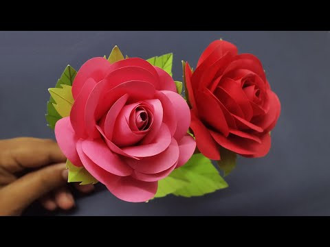 DIY Paper Rose Flower DIY Paper Rose Flower