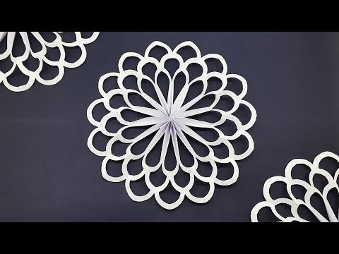 Simple Paper Snowflake Wall Hanging | DIY Christmas Crafts | Wall Decoration Ideas Simple Paper Snowflake Wall Hanging | DIY Christmas Crafts | Wall Decoration Ideas