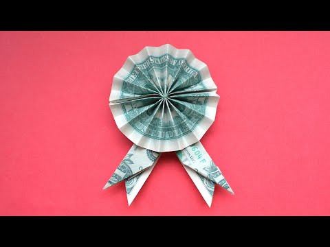 Easy MONEY MEDAL AWARD WITH RIBBONS | Dollar Origami for Graduation | Tutorial DIY by NProkuda Easy MONEY MEDAL AWARD WITH RIBBONS | Dollar Origami for Graduation | Tutorial DIY by NProkuda