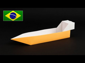 Como fazer um Barco de Papel incr&iacute;vel | F&aacute;cil e que flutua muito bem