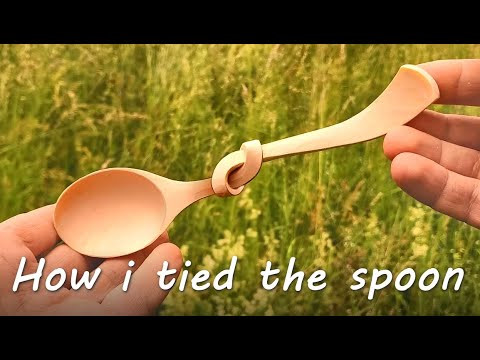 How could I tie a spoon in a knot. Wooden spoon. How could I tie a spoon in a knot. Wooden spoon.