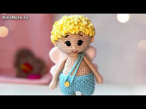 Амигуруми: схема Ангелочек. Игрушки вязаные крючком - Free crochet patterns.