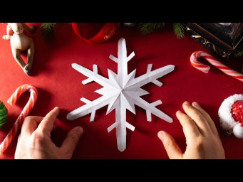 ✂️❄️ Как сделать идеальную снежинку из бумаги 