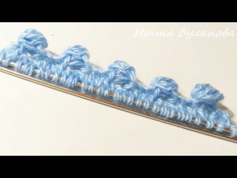 Knitting hem - Обвязка края спицами Knitting hem - Обвязка края спицами