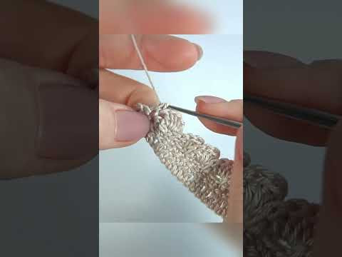 Простая обвязка крючком #elenarugalstudio #easycrochet #handmade #tutorial Простая обвязка крючком #elenarugalstudio #easycrochet #handmade #tutorial