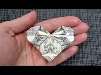 My Nice MONEY HEART | Unusual Dollar Origami for Valentine's Day | Tutorial DIY by NProkuda