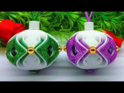 Low Budget Christmas Decor - Christmas Tree Ball Ornaments Making at Home - Decorate With Me - DIY Low Budget Christmas Decor - Christmas Tree Ball Ornaments Making at Home - Decorate With Me - DIY
