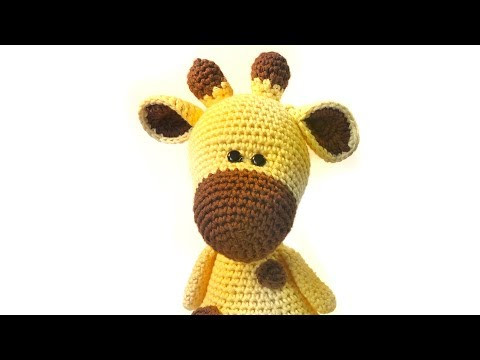 Вязание игрушки крючком- Жирафик Мелман 1 часть Вязание игрушки крючком- Жирафик Мелман 1 часть
