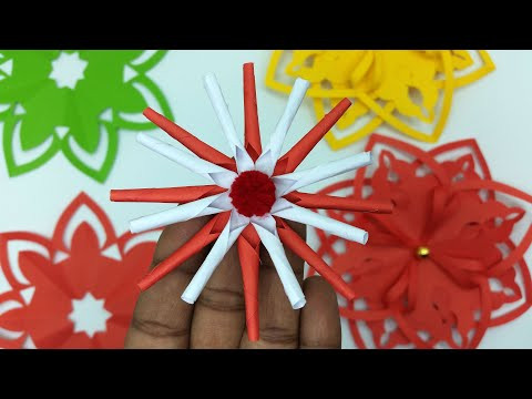 Snowflake Making Ideas | Christmas Decoration With Snowflakes | DIY Christmas Crafts Snowflake Making Ideas | Christmas Decoration With Snowflakes | DIY Christmas Crafts