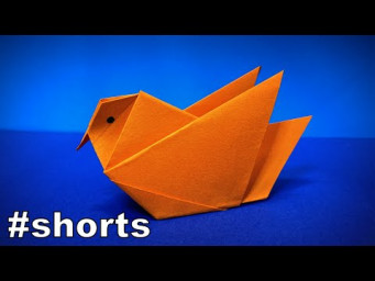 How to Make a Paper Bird | Origami Bird | Easy Origami ART Paper Crafts #shorts