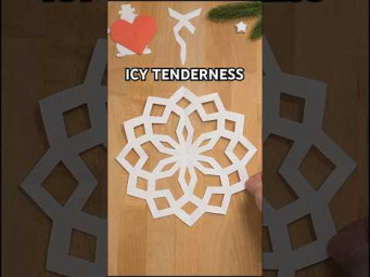 DIY CAPTIVATING ICY TENDERNESS STEP BY STEP | EASY PAPER SNOWFLAKE STEP BY STEP INCL ART