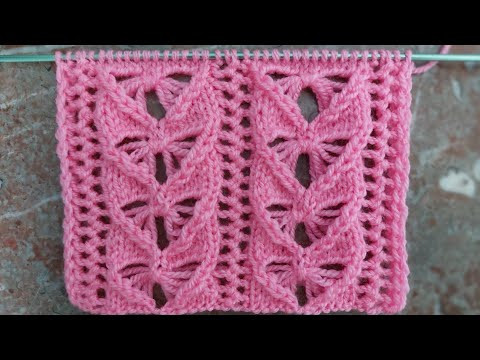 Красивый ажурный узор спицами для жакета, кардигана, джемпера, блузы . Красивый ажурный узор спицами для жакета, кардигана, джемпера, блузы .