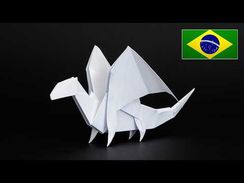 Origami de Drag&atilde;o Incr&iacute;vel | Modelo Original Passo a Passo