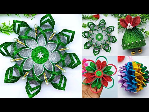 Upcoming Christmas Decor - Christmas Home Decoration Craft - Christmas Tree Ornaments Making at Home Upcoming Christmas Decor - Christmas Home Decoration Craft - Christmas Tree Ornaments Making at Home