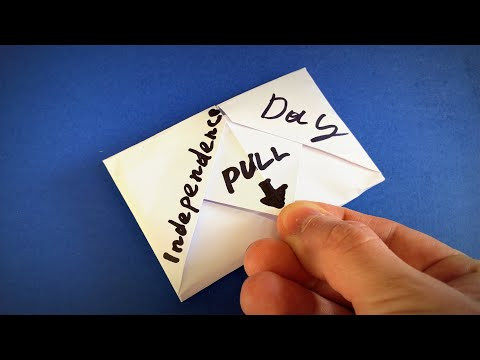 How to Make a US Independence Day 4th of July Card from Paper | Origami Card DIY | Easy Origami ART