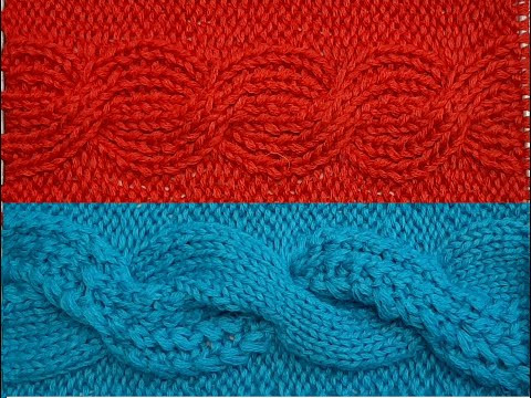 Шикарные обьемные косы спицами. Два варианта в одном видео. Вязание спицами Шикарные обьемные косы спицами. Два варианта в одном видео. Вязание спицами